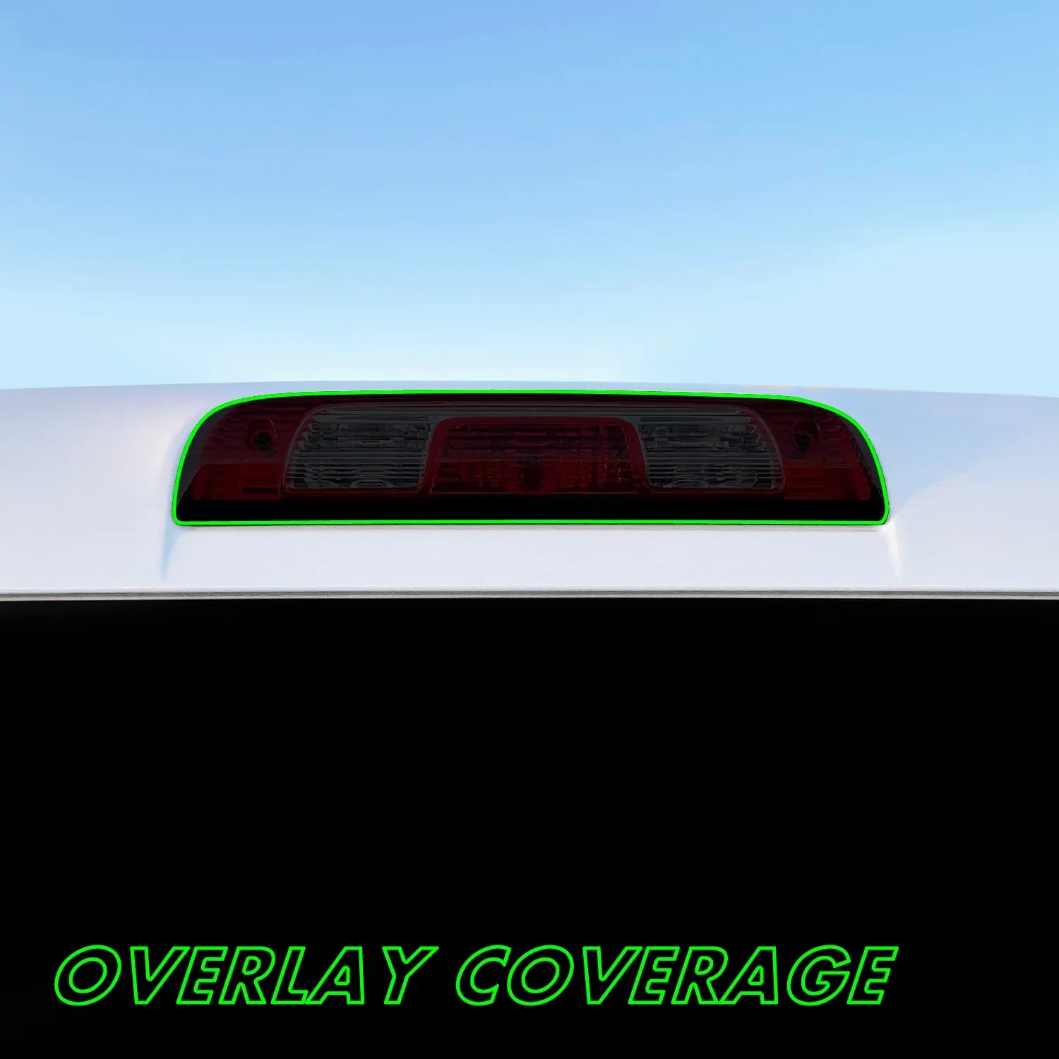 2019-2021 Chevrolet Silverado 1500 Custom Model | Third Brake Light PreCut Tint Overlays