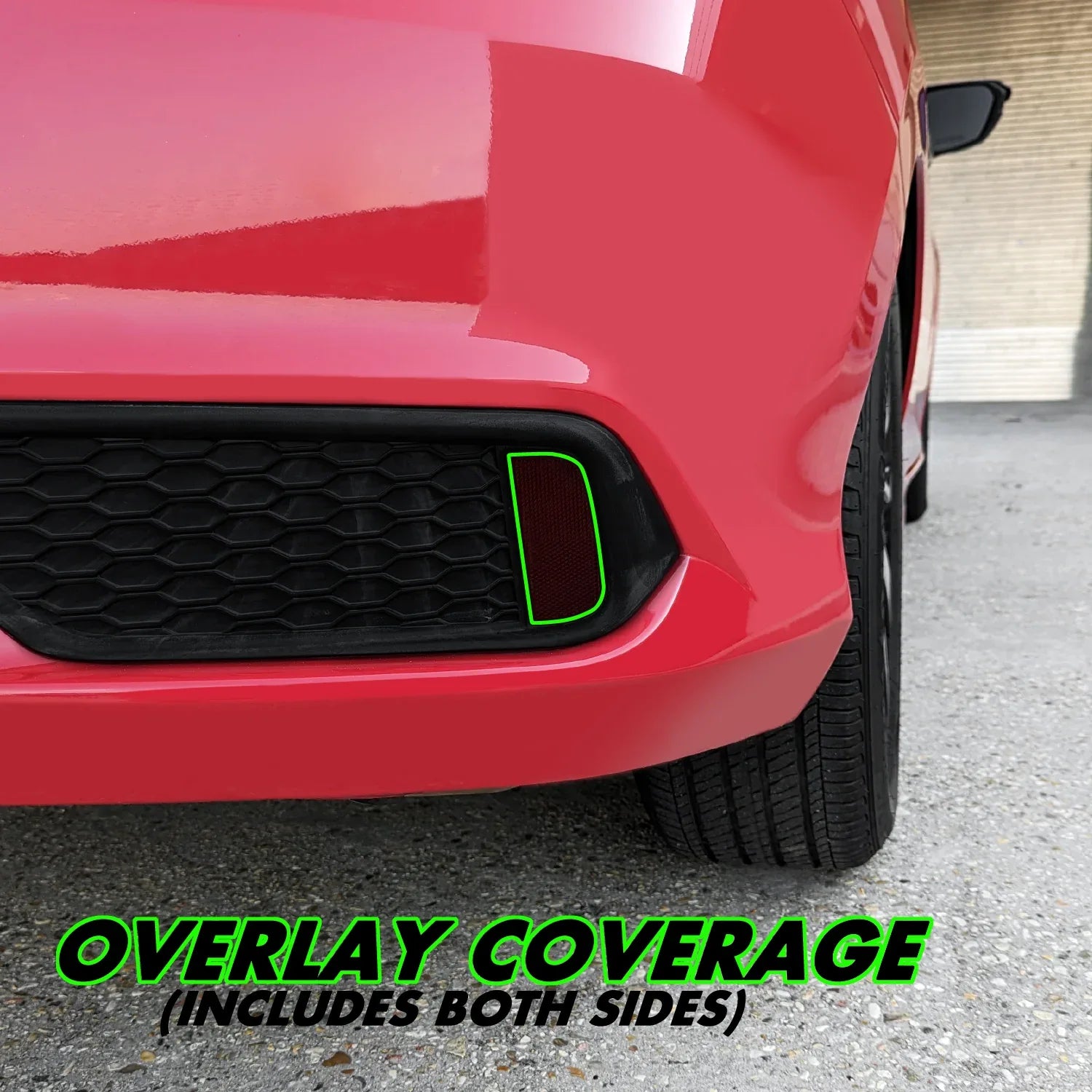 2016-2020 Honda Civic Coupe | Reflector PreCut Tint Overlays