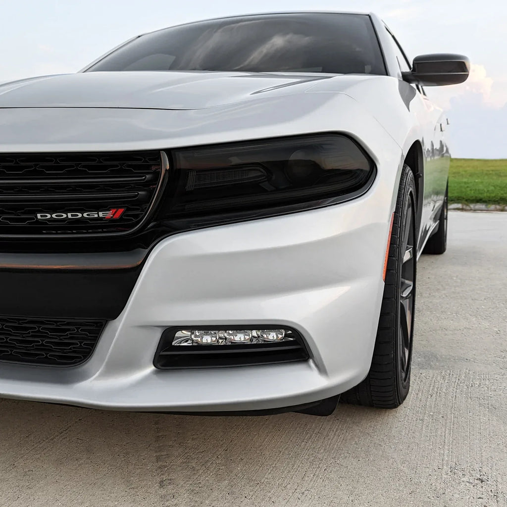 2015-2023 Dodge Charger | Headlight PreCut Tint Overlays