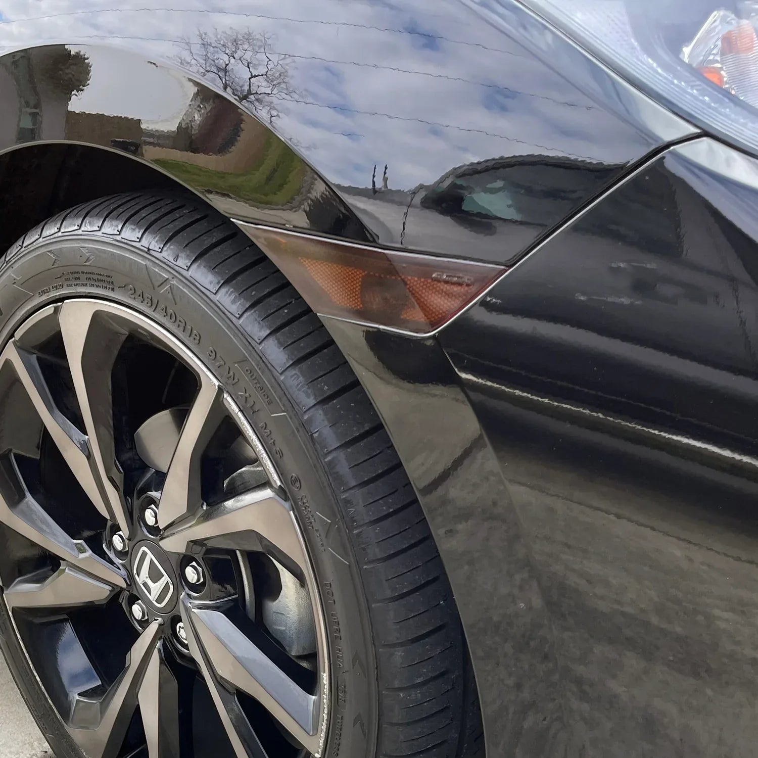 2016-2021 Honda Civic | Side Marker PreCut Tint Overlays