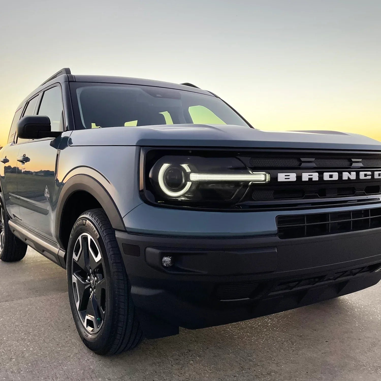 2021-2023 Ford Bronco Sport | Headlight PreCut Tint Overlays