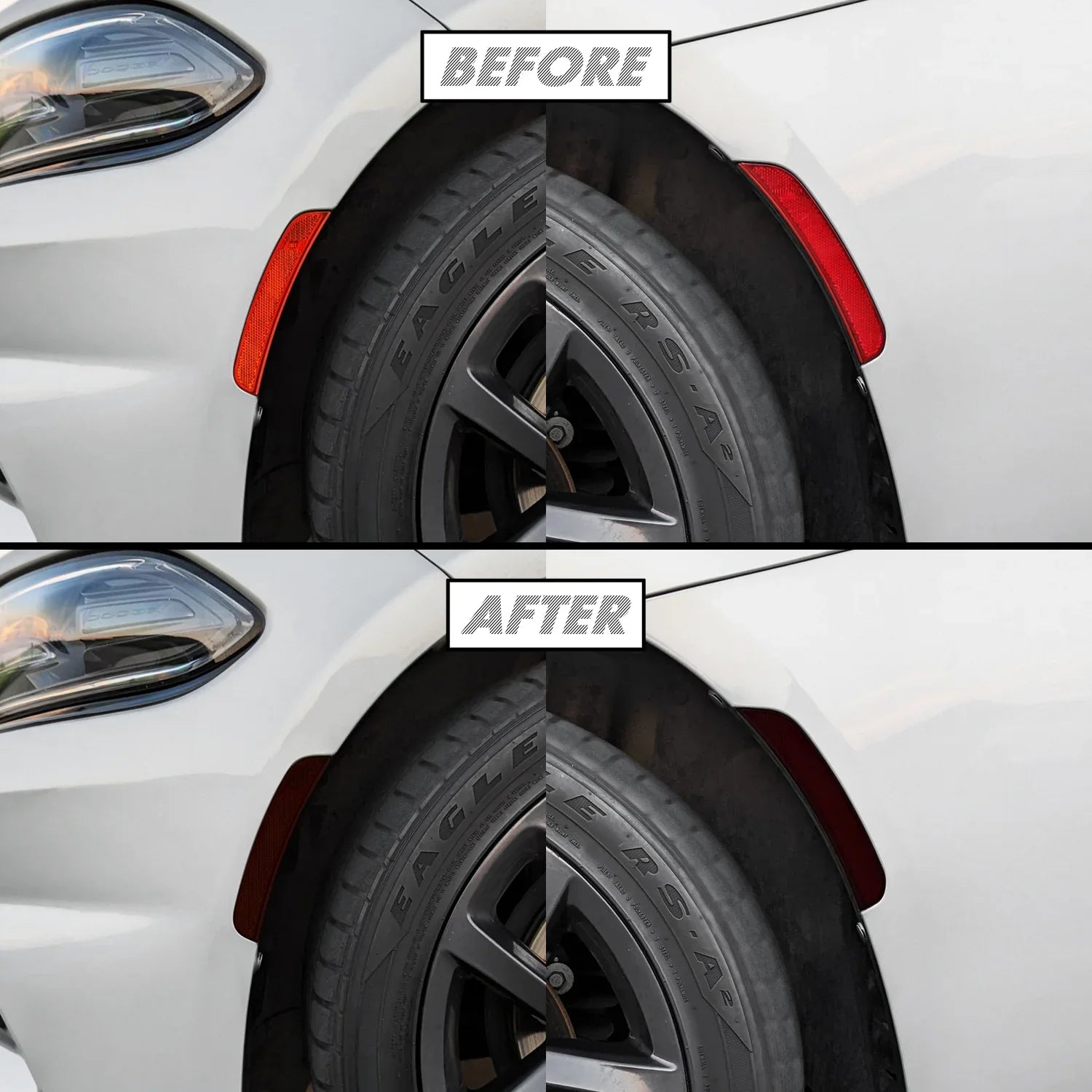 2015-2023 Dodge Charger | Side Marker PreCut Tint Overlays