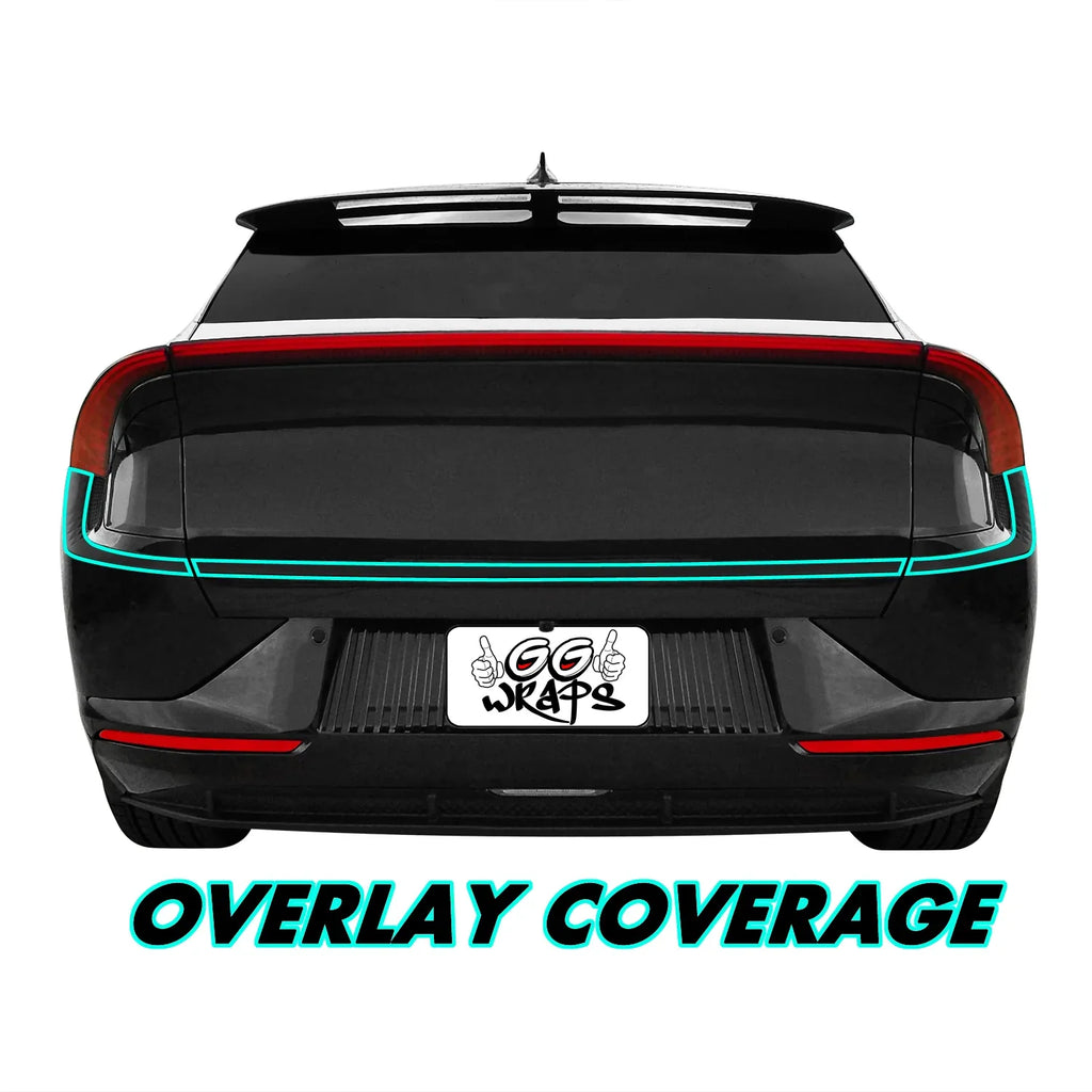 2022-2023 Kia EV6 | Rear Bumper Trim Chrome Delete PreCut Vinyl Wrap
