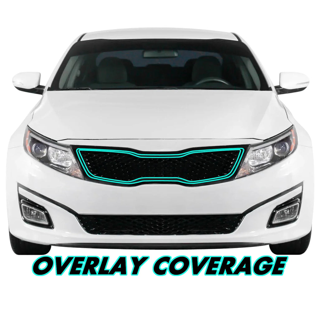 2014-2015 Kia Optima | Front Grill Trim Chrome Delete PreCut Vinyl Wrap