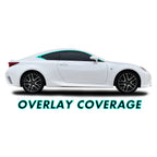 2015-2018 Lexus RC | Window Trim Chrome Delete PreCut Vinyl Wrap