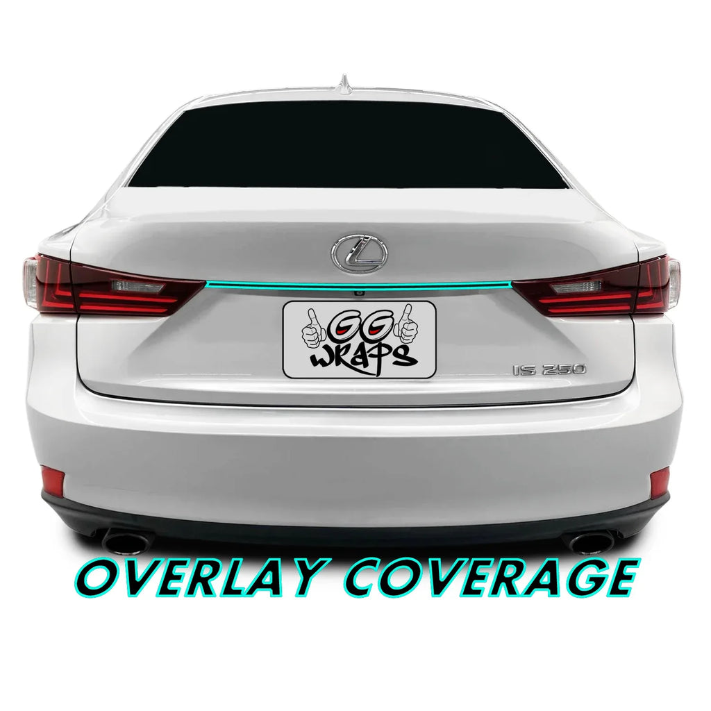 2014-2020 Lexus IS | Rear Trunk Trim Chrome Delete PreCut Vinyl Wrap