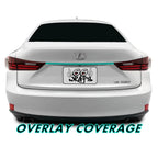 2014-2020 Lexus IS | Rear Trunk Trim Chrome Delete PreCut Vinyl Wrap