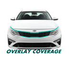 2016-2020 Kia Optima | Front Grill Trim Chrome Delete PreCut Vinyl Wrap