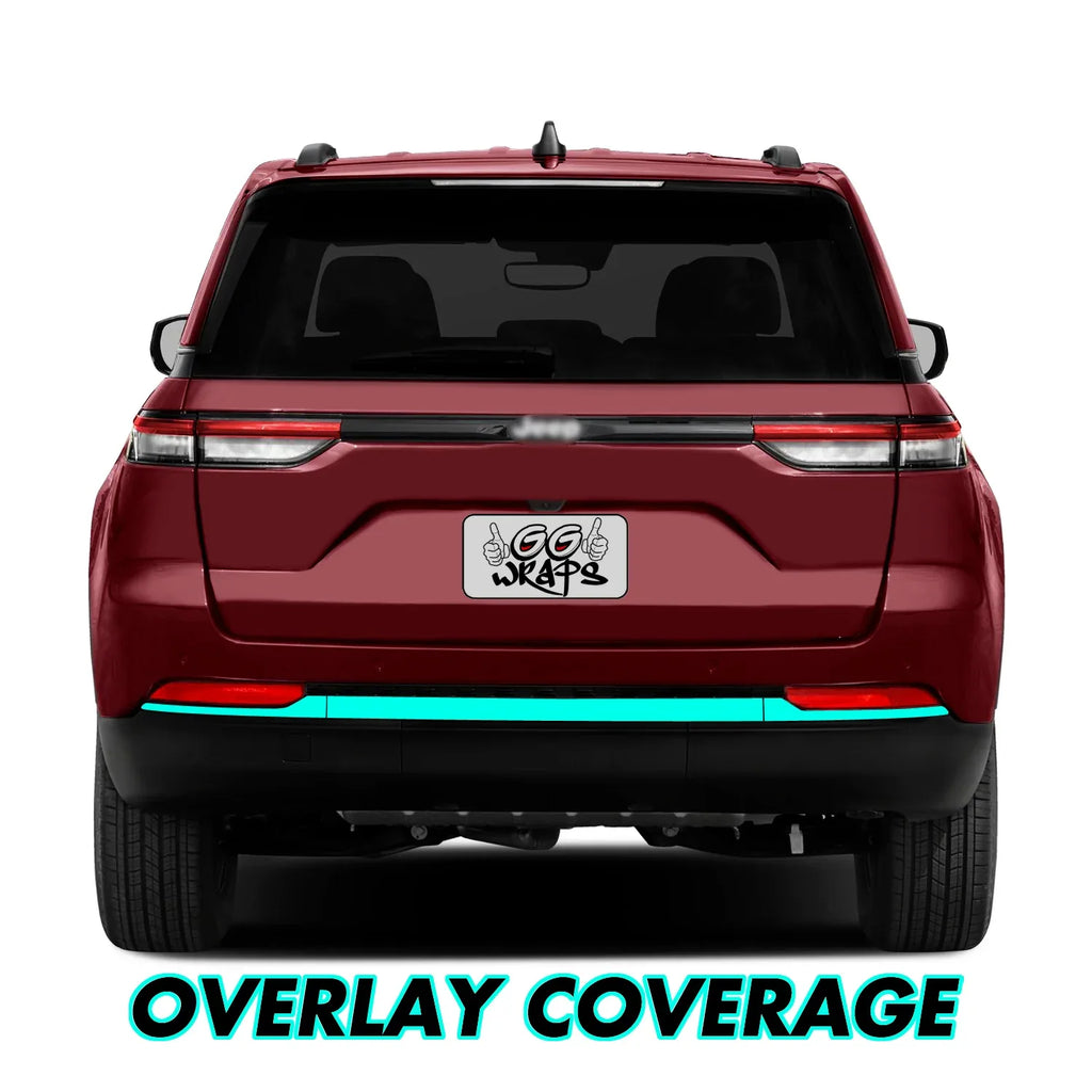 2022-2026 Jeep Grand Cherokee | Rear Bumper Trim Chrome Delete PreCut Vinyl Wrap
