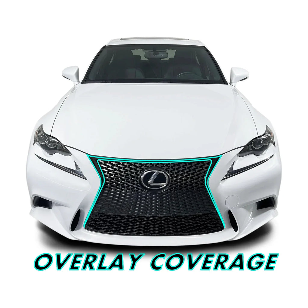 2014-2016 Lexus IS | Front Grill Trim Chrome Delete PreCut Vinyl Wrap