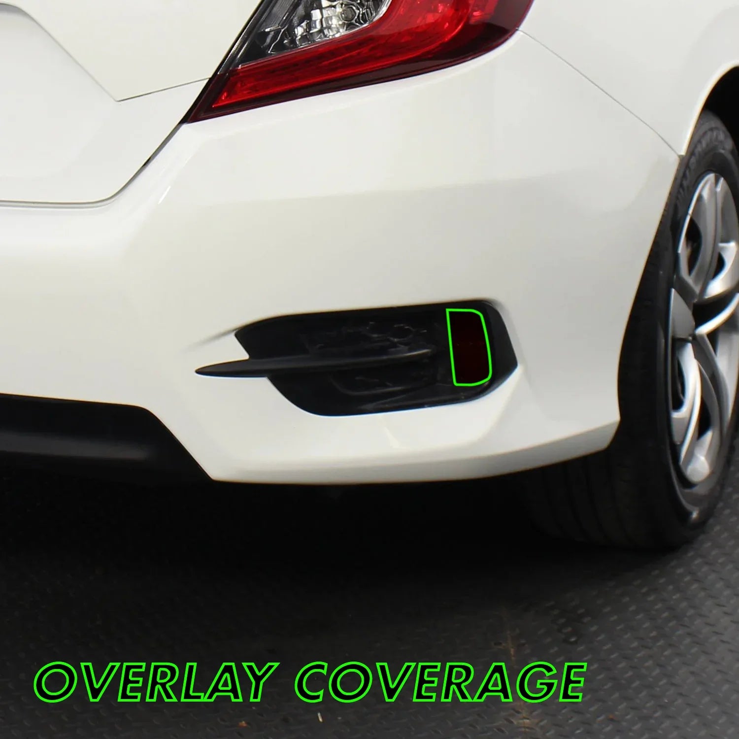2016-2021 Honda Civic Sedan | Reflector PreCut Tint Overlays