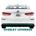 2019-2020 Kia Optima | Rear Bumper Diffuser Trim Chrome Delete PreCut Vinyl Wrap