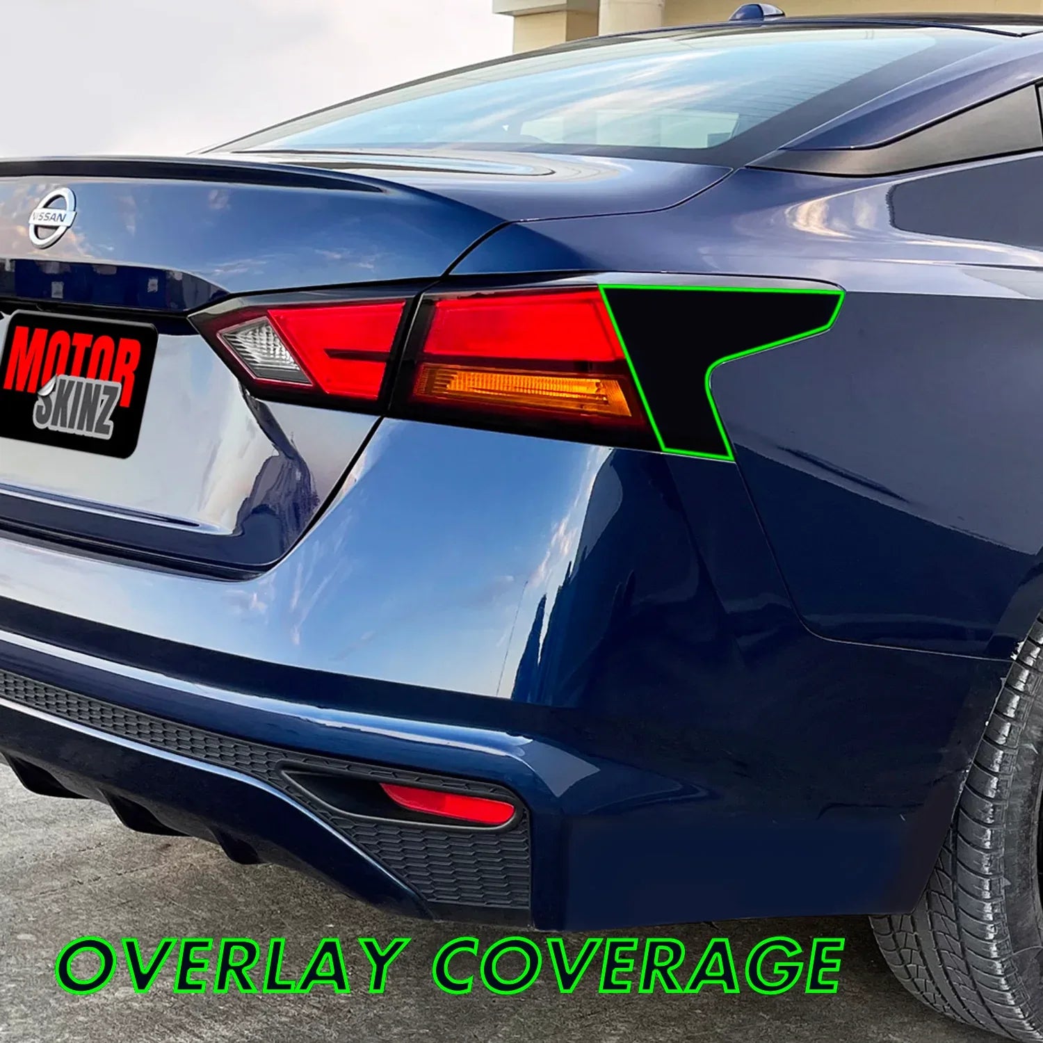 2019-2022 Nissan Altima | Tail Light Cutout PreCut Tint Overlays