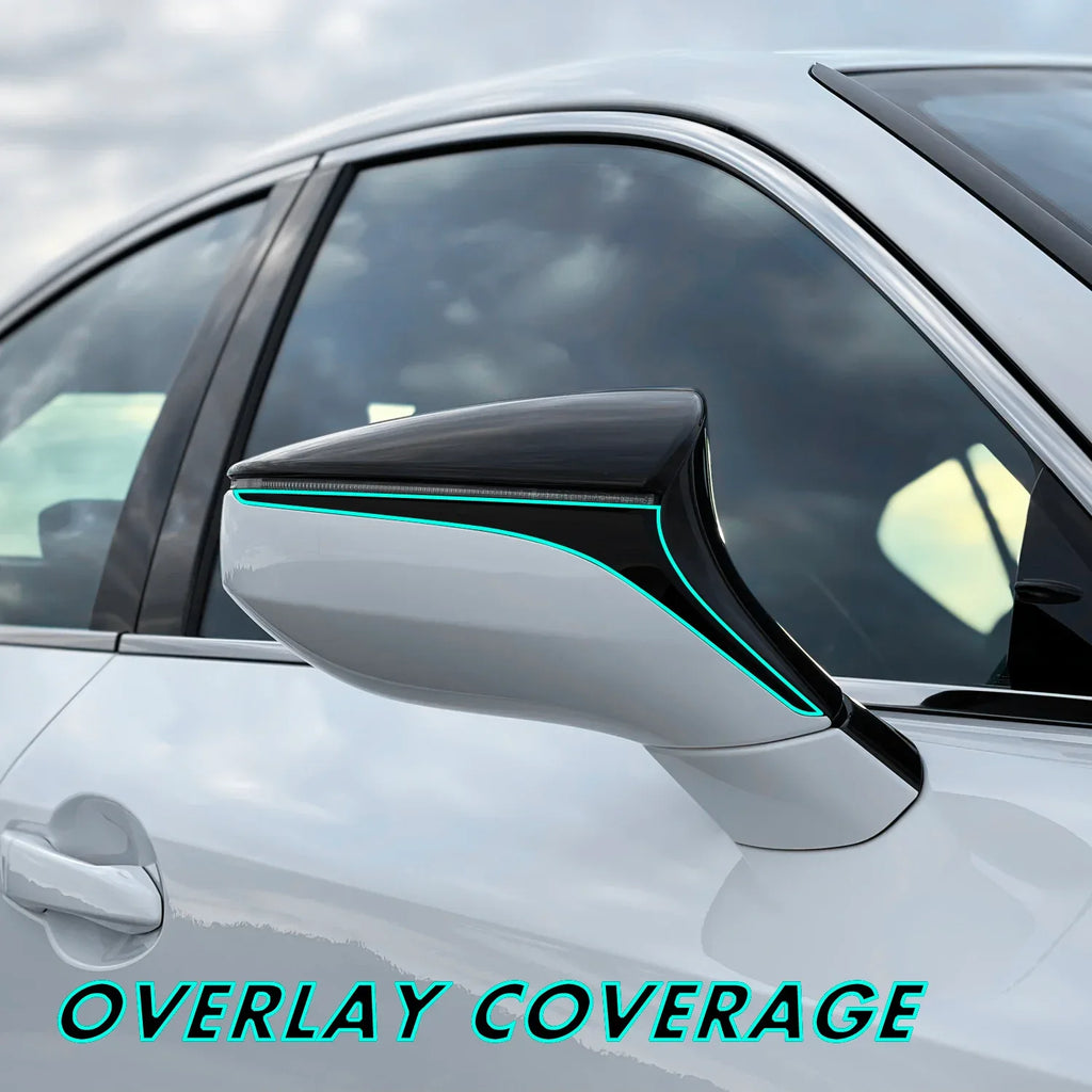 2021-2026 Lexus IS | Mirror Trim Chrome Delete PreCut Vinyl Wrap