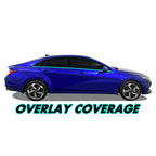 2021-2023 Hyundai Elantra | Window Trim Chrome Delete PreCut Vinyl Wrap