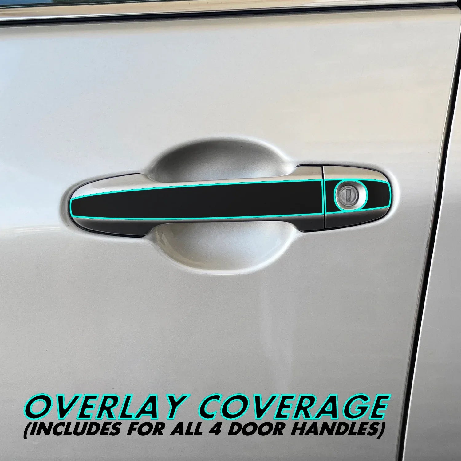 Car & Truck Exterior Parts Custom Black OR Chrome Door Handle Overlays 2007-2019