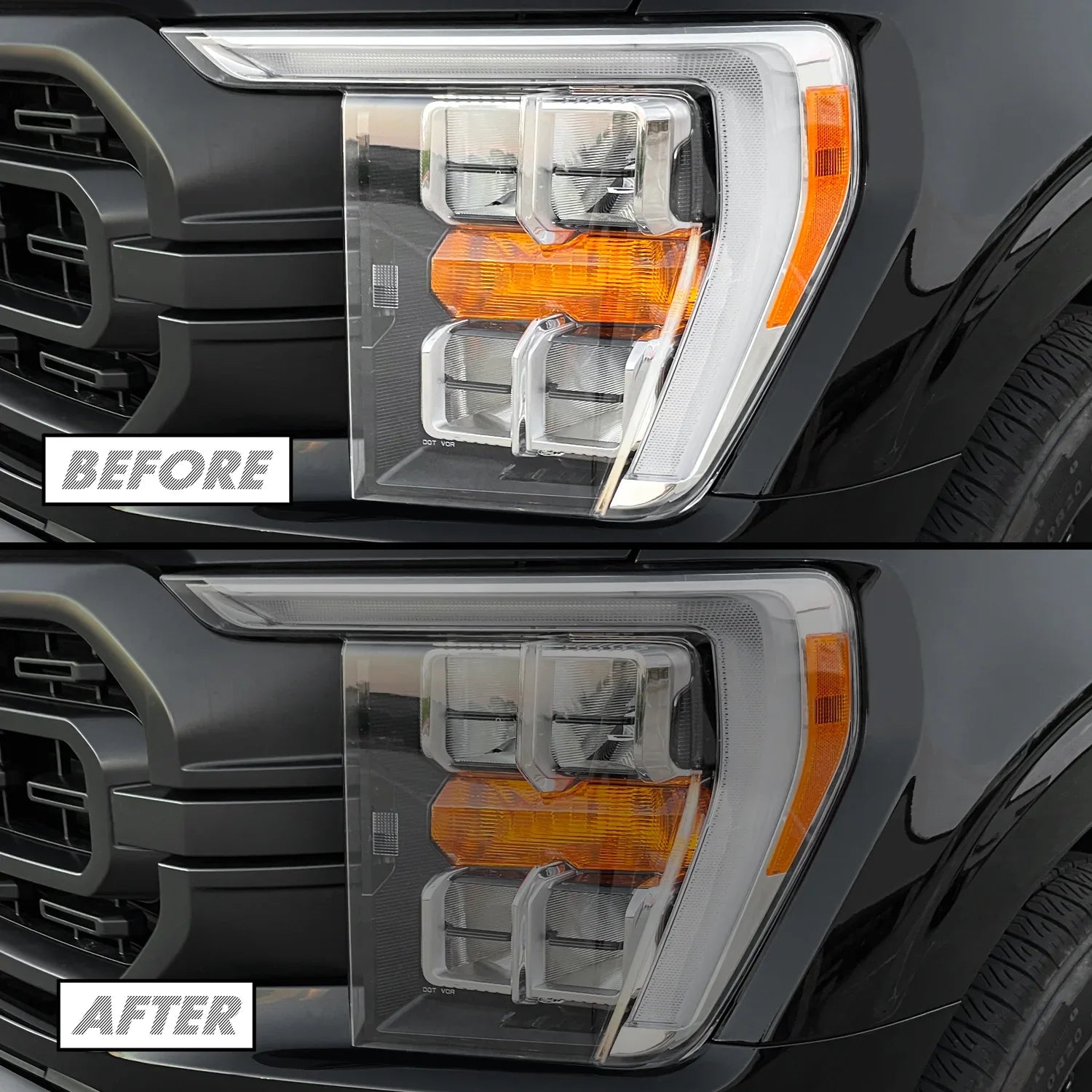 2021-2023 Ford F150 | Headlight PreCut Tint Overlays