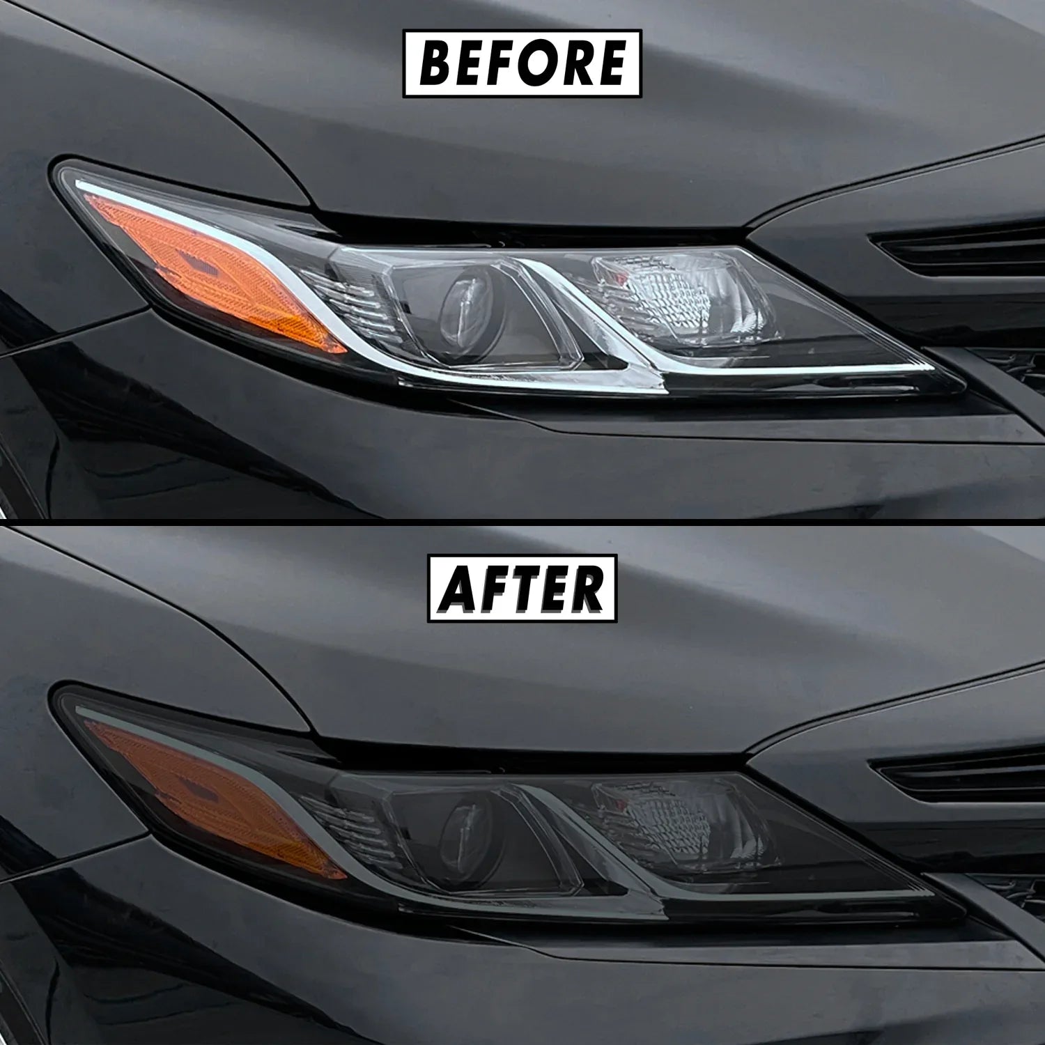 2018-2022 Toyota Camry | Headlight PreCut Tint Overlays