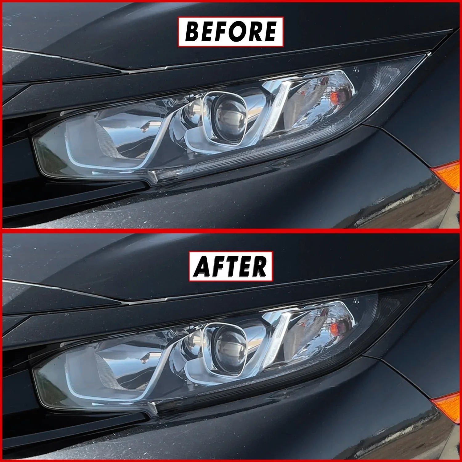 2016-2021 Honda Civic | Headlight DRL PreCut Tint Overlays