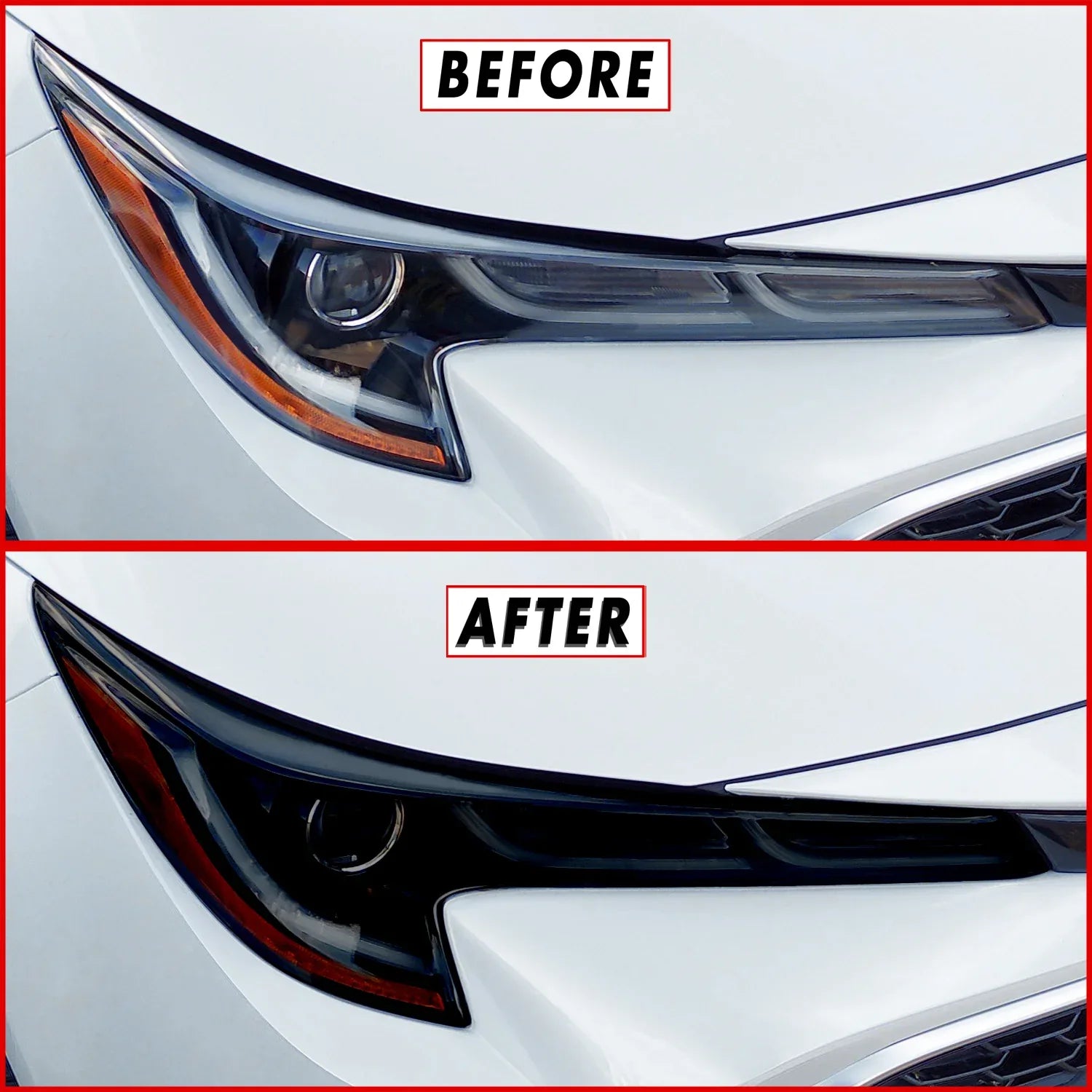2019-2022 Toyota Corolla | Headlight PreCut Tint Overlays