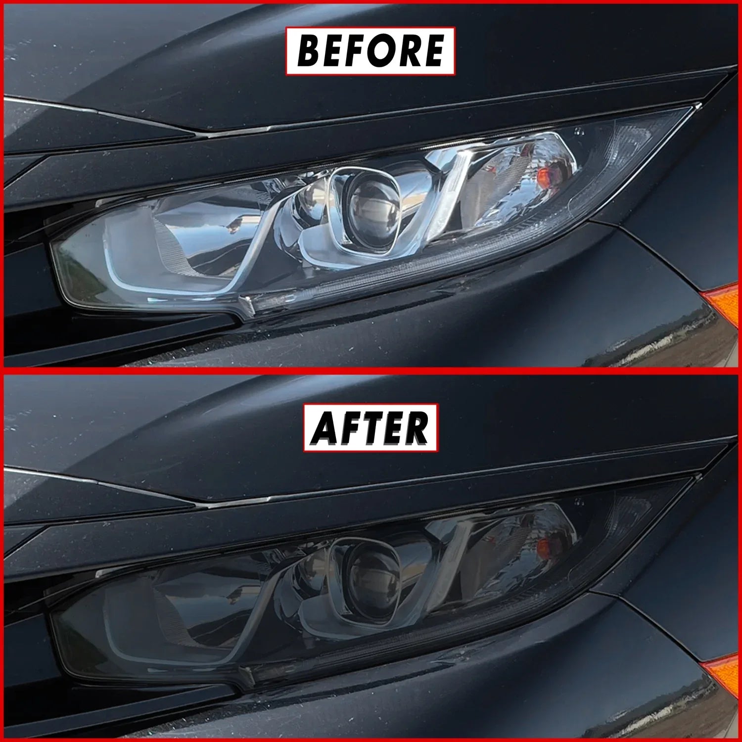 2016-2021 Honda Civic | Headlight PreCut Tint Overlays