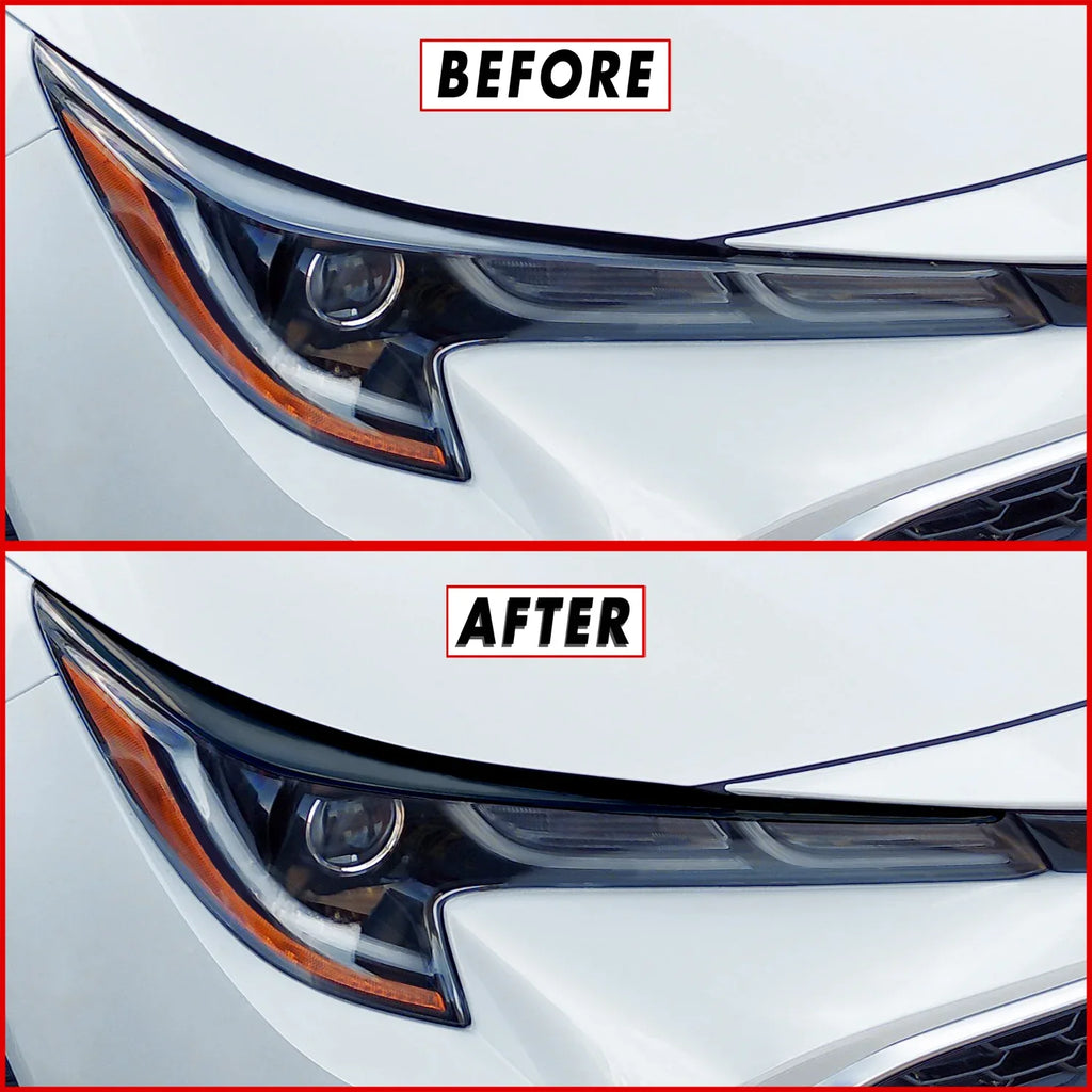 2019-2026 Toyota Corolla | Headlight Eyelid PreCut Vinyl Overlays