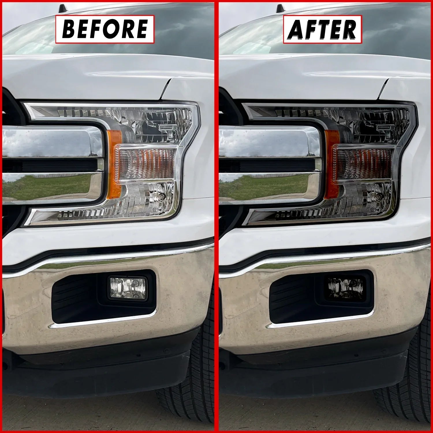 2018-2020 Ford F150 | Headlight PreCut Tint Overlays