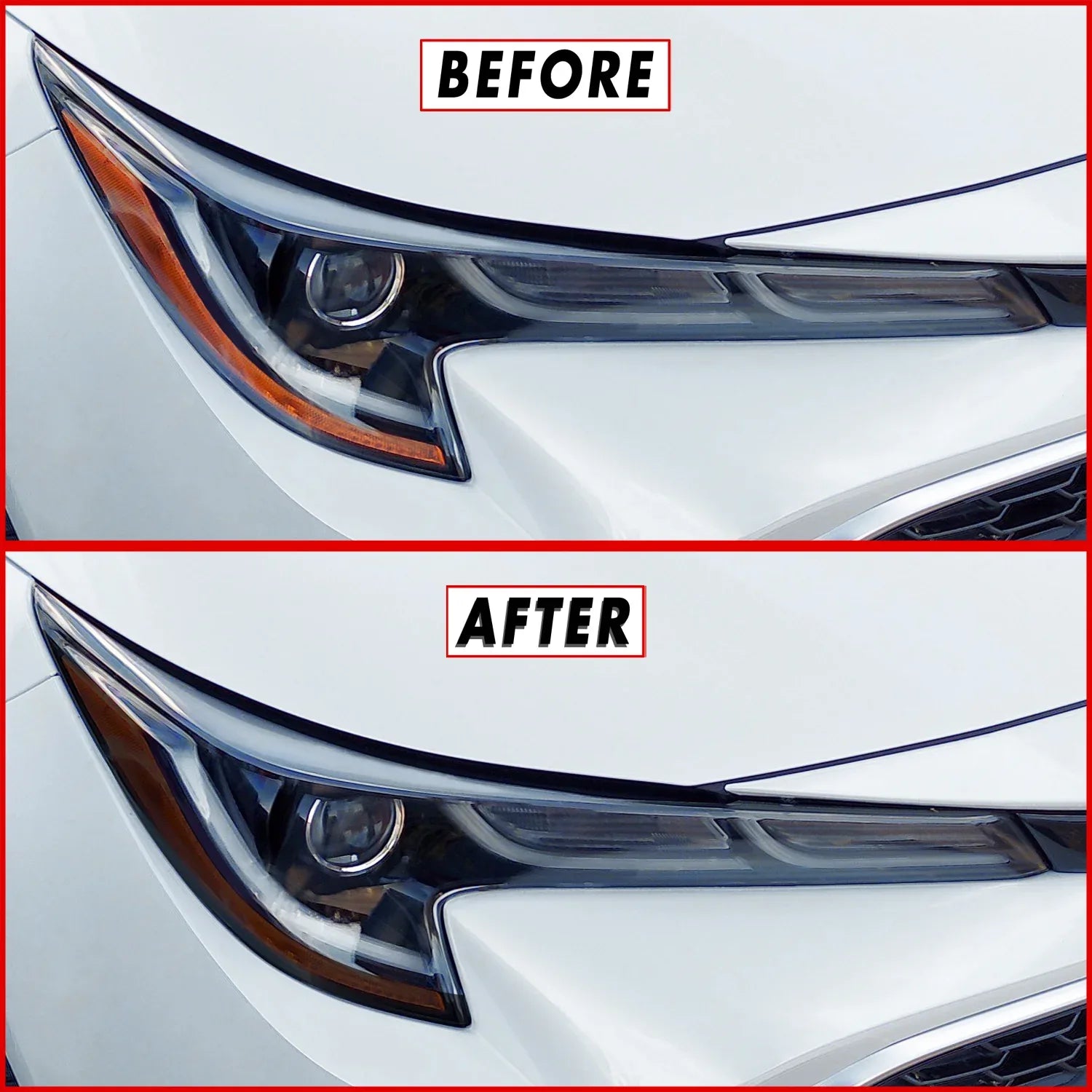 2019-2022 Toyota Corolla | Headlight Side Marker PreCut Tint Overlays