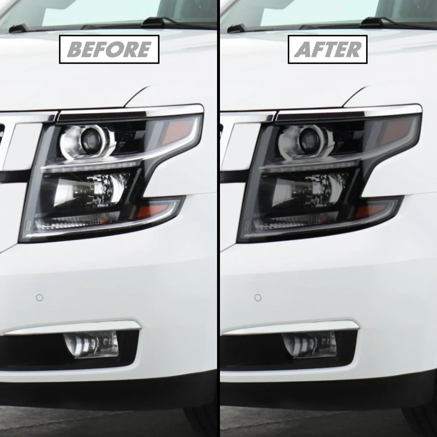2015-2020 Chevrolet Tahoe | Headlight PreCut Tint Overlays