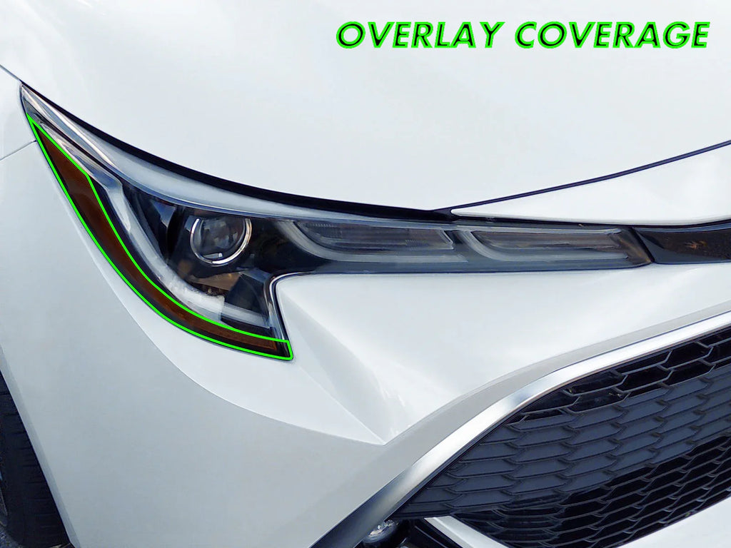2019-2022 Toyota Corolla | Headlight Side Marker PreCut Tint Overlays