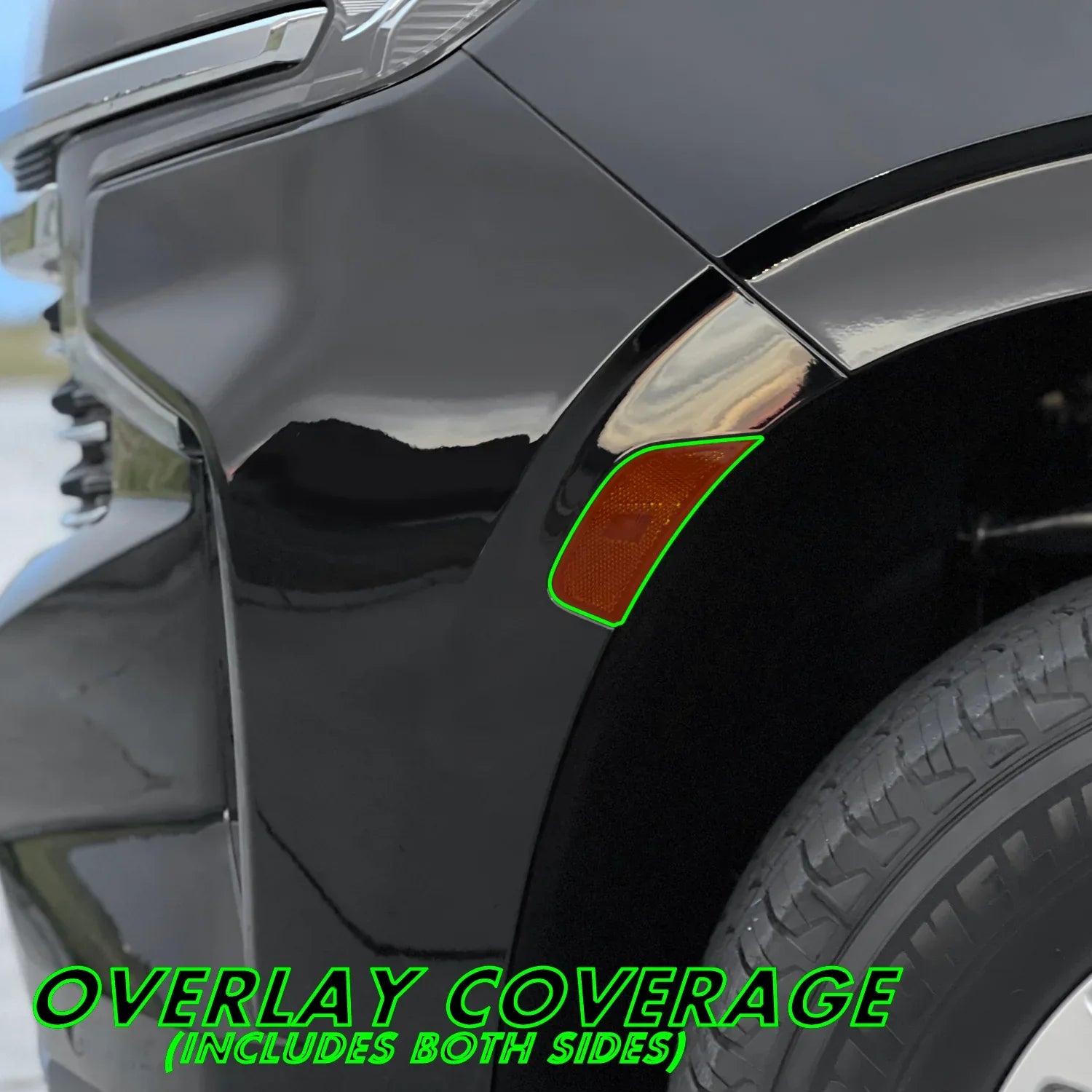 2021-2022 Chevrolet Tahoe | Side Marker PreCut Tint Overlays