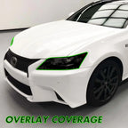 2013-2015 Lexus GS | Headlight PreCut Tint Overlays