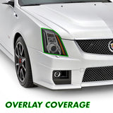 2008-2014 Cadillac CTS | Headlight PreCut Tint Overlays