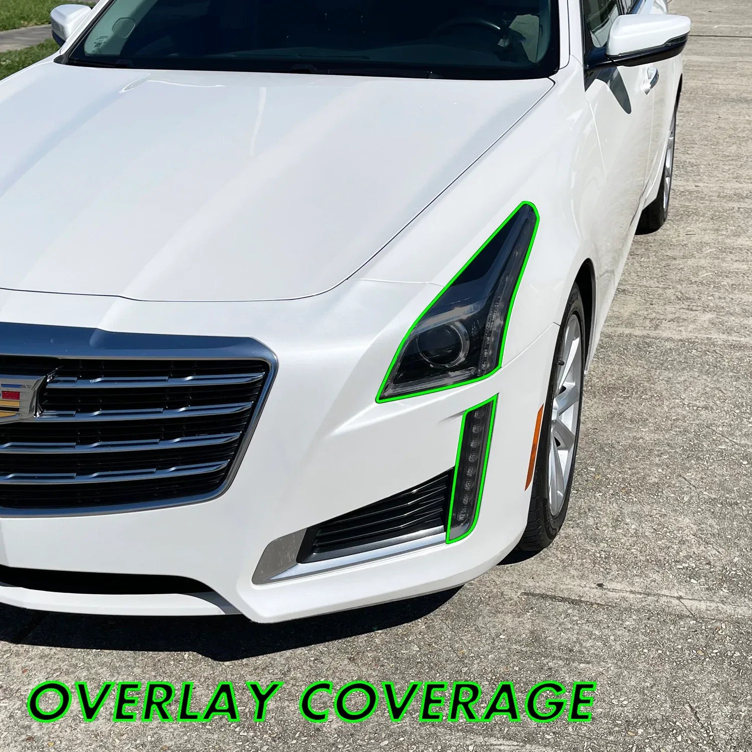 2014-2019 Cadillac CTS | Headlight PreCut Tint Overlays