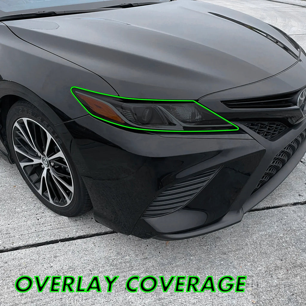 2018-2022 Toyota Camry | Headlight PreCut Tint Overlays