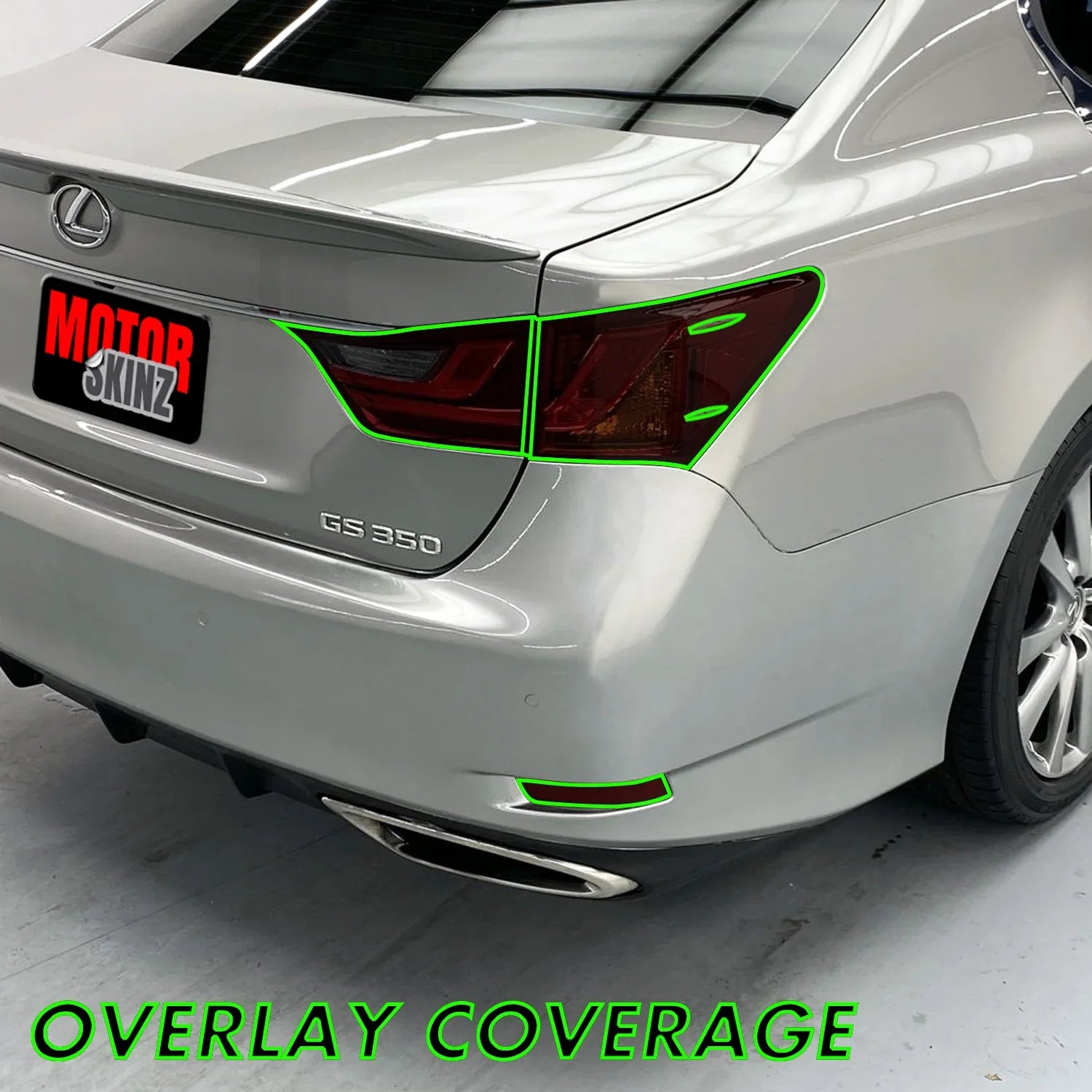 2013-2015 Lexus GS | Tail Light PreCut Tint Overlays