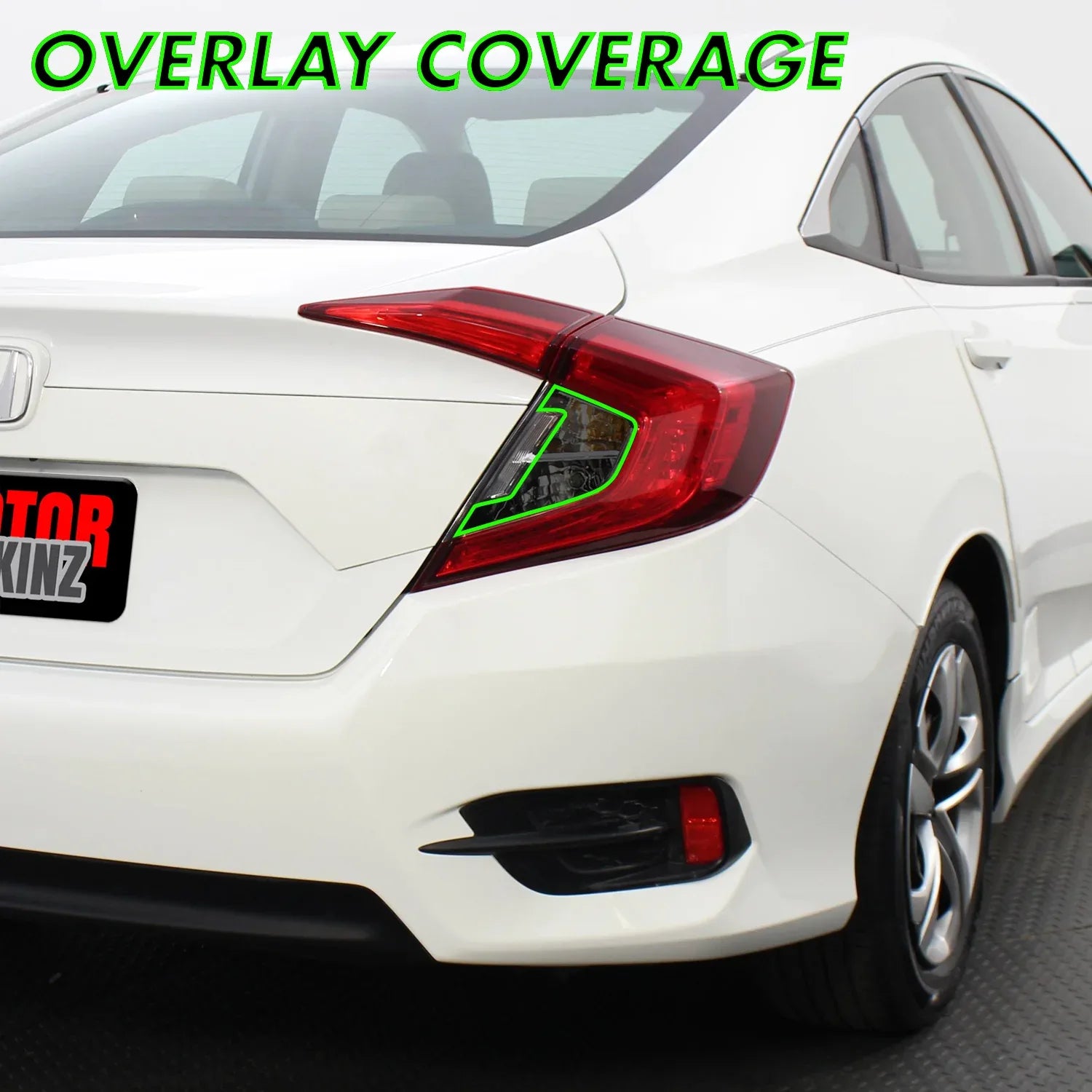 2016-2021 Honda Civic Sedan | Turn Signal & Reverse Light PreCut Tint Overlays