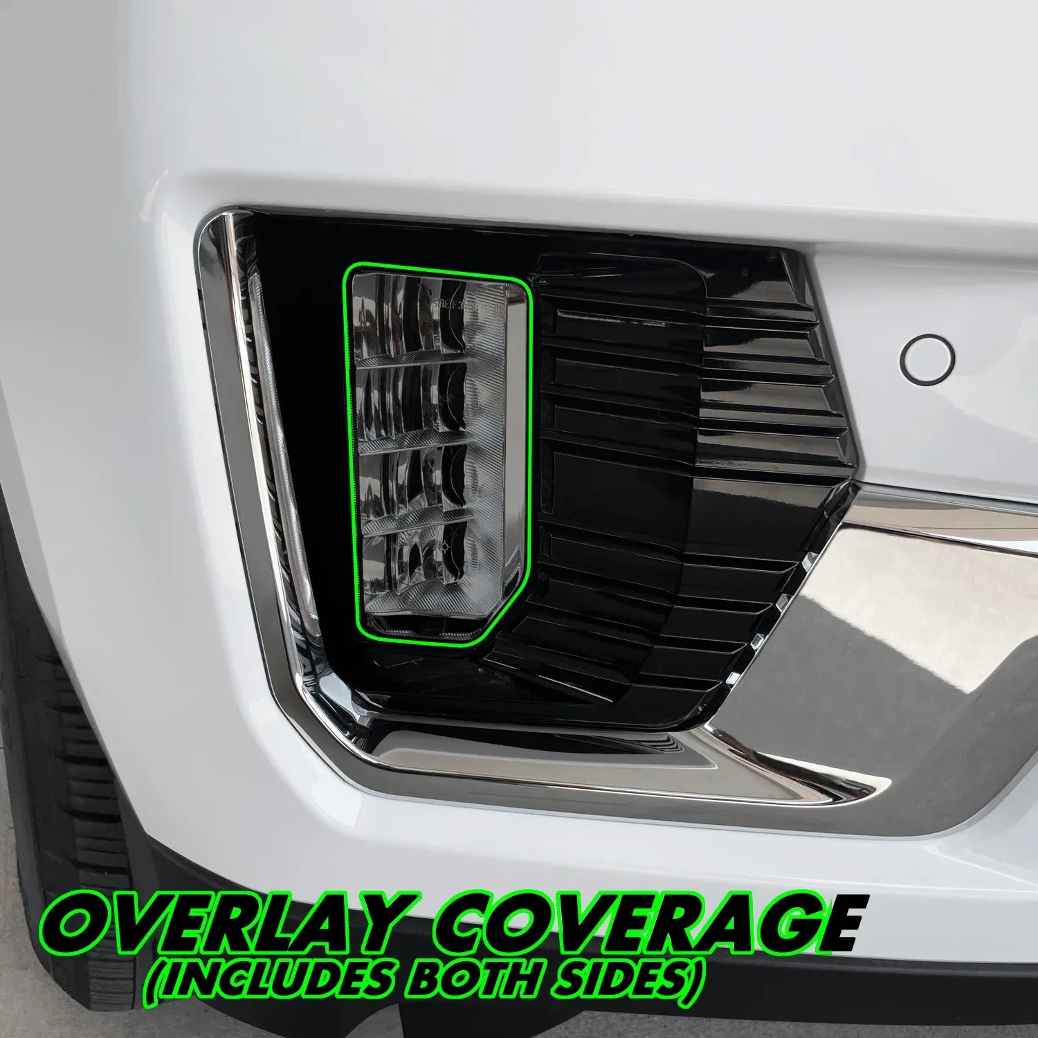 2021-2023 GMC Yukon | Fog Light PreCut Tint Overlays