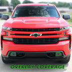 2019-2021 Chevrolet Silverado 1500 | Fog Light PreCut Tint Overlays