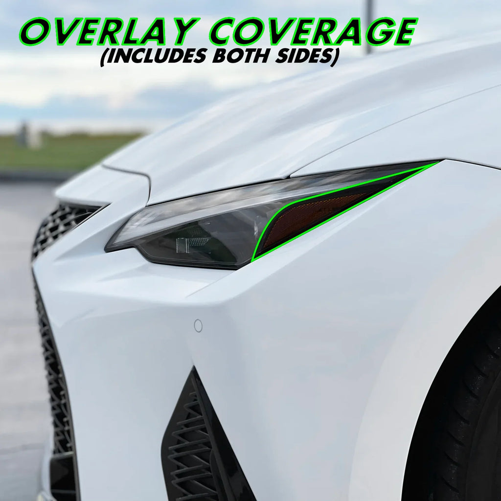 2021-2026 Lexus IS | Headlight Side Marker PreCut Tint Overlays