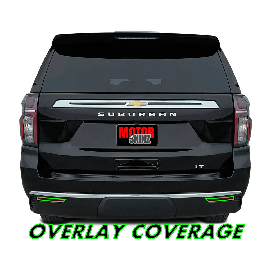 2021-2022 Chevrolet Suburban | Reflector PreCut Tint Overlays