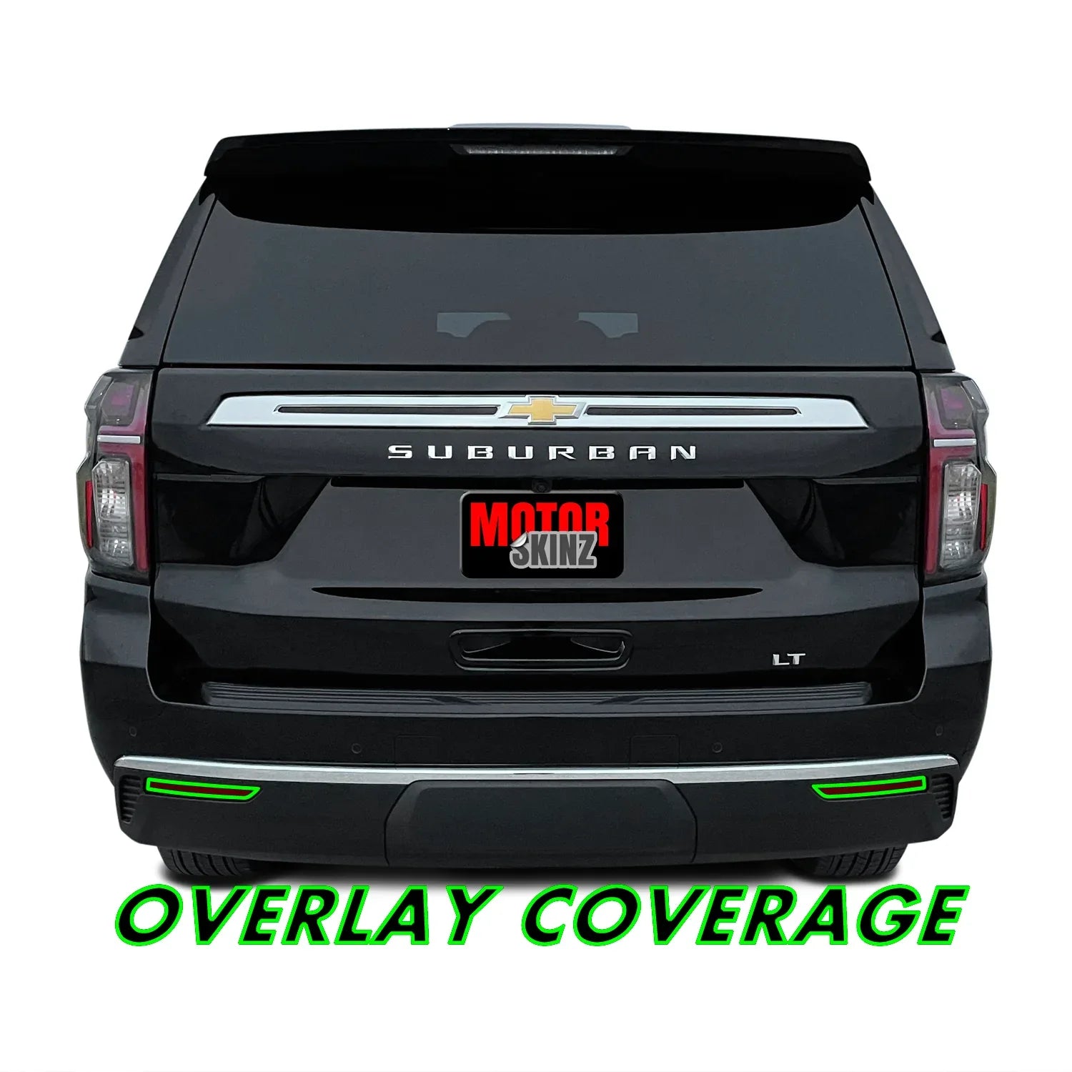 2021-2022 Chevrolet Suburban | Reflector PreCut Tint Overlays