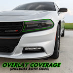 2015-2023 Dodge Charger | Headlight PreCut Tint Overlays