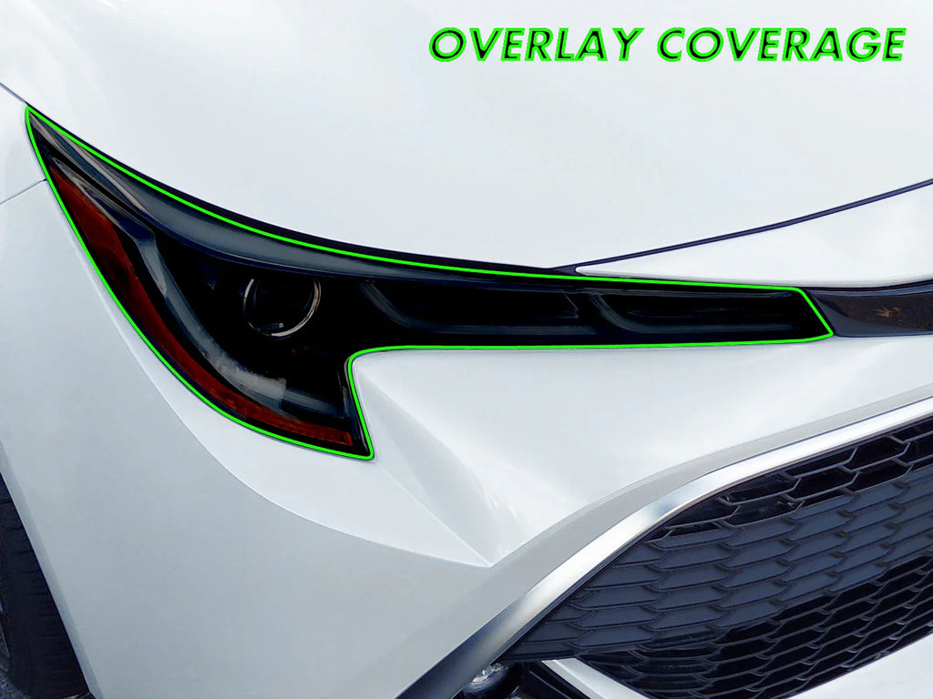 2019-2022 Toyota Corolla | Headlight PreCut Tint Overlays