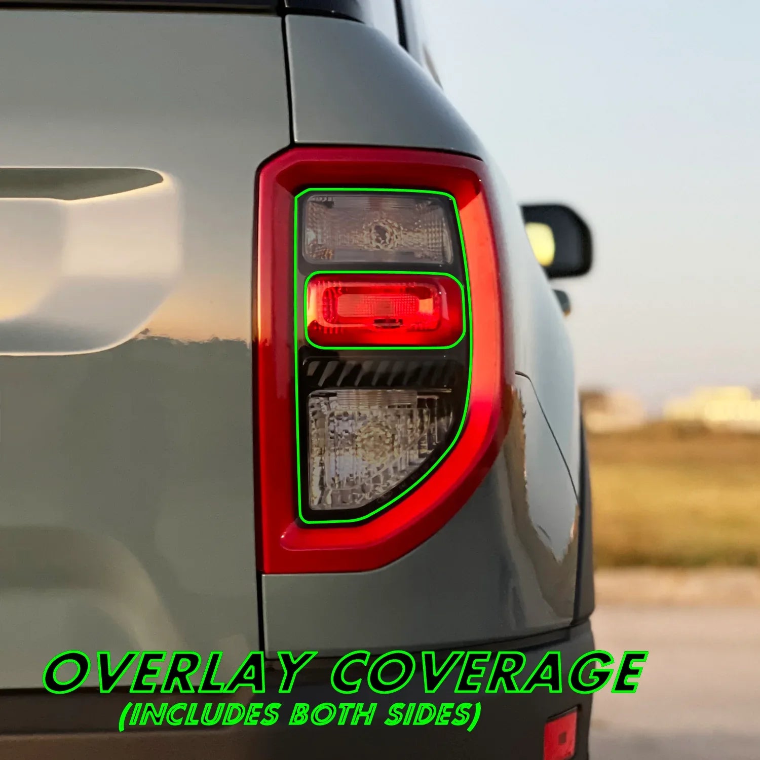 2021-2023 Ford Bronco Sport | Turn Signal & Reverse Light PreCut Tint Overlays