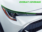 2019-2022 Toyota Corolla | Headlight Eyelid PreCut Vinyl Overlays