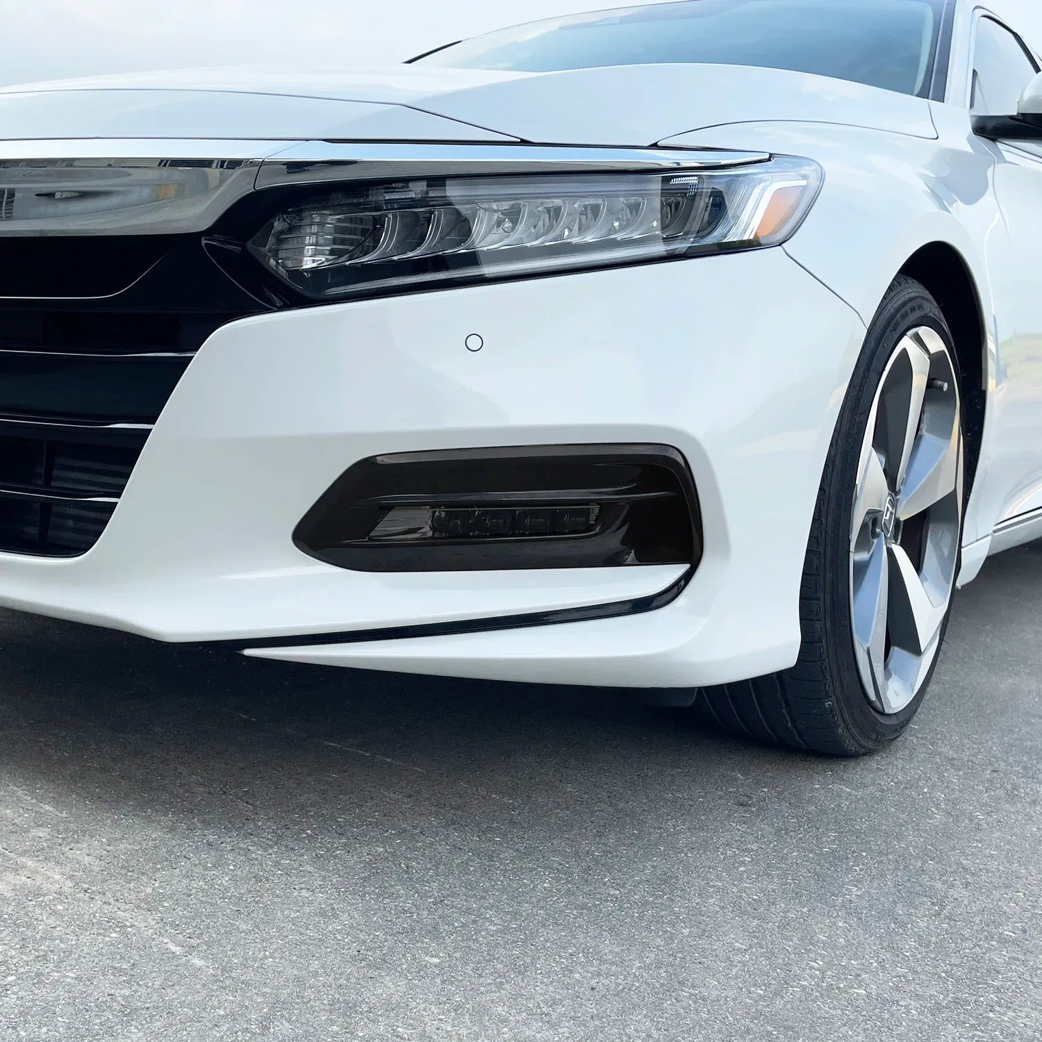 Front Fog Light Overlays Tint Vinyl Film Precut For Honda