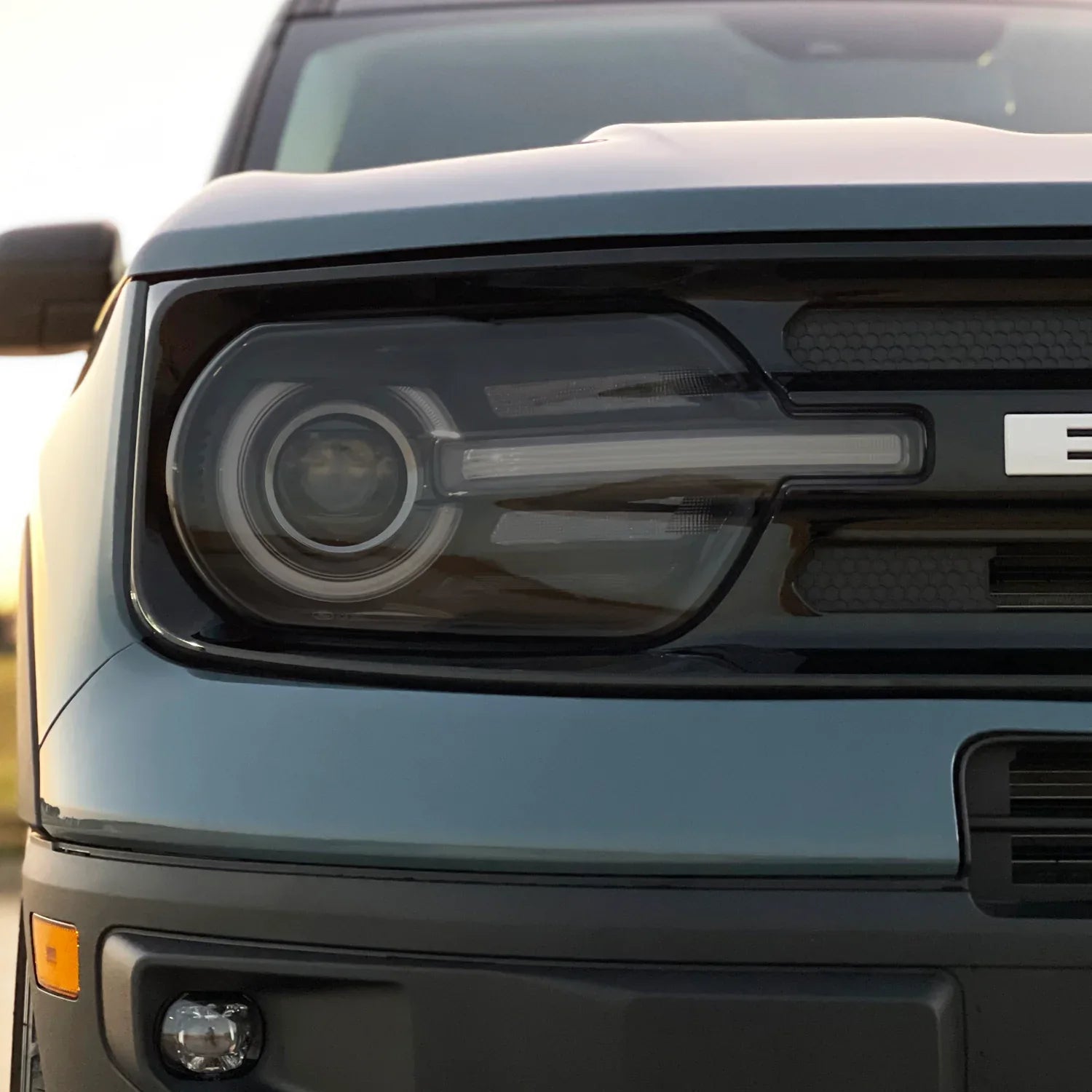 2021-2023 Ford Bronco Sport | Headlight PreCut Tint Overlays