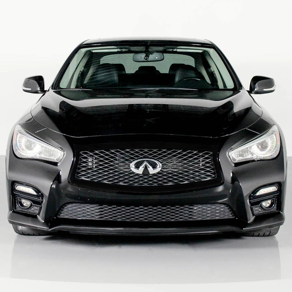 2014-2017 Infiniti Q50 | Front Grill Trim Chrome Delete PreCut Vinyl Wrap