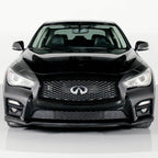 2014-2017 Infiniti Q50 | Front Grill Trim Chrome Delete PreCut Vinyl Wrap